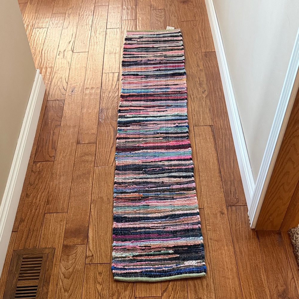 Multicolor Striped table runner